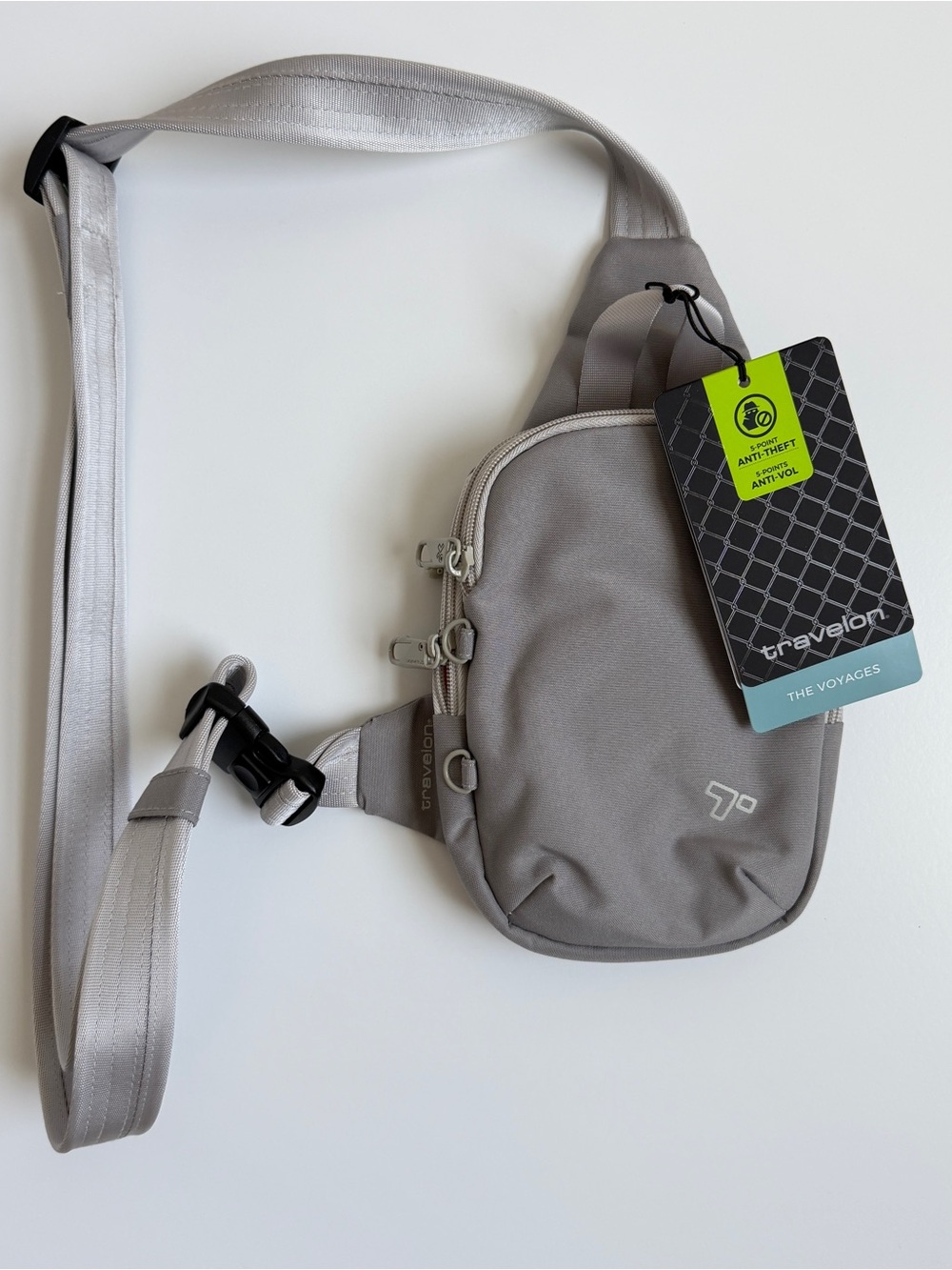 Travelon Anti-Theft The Voyages Compact Sling NWT